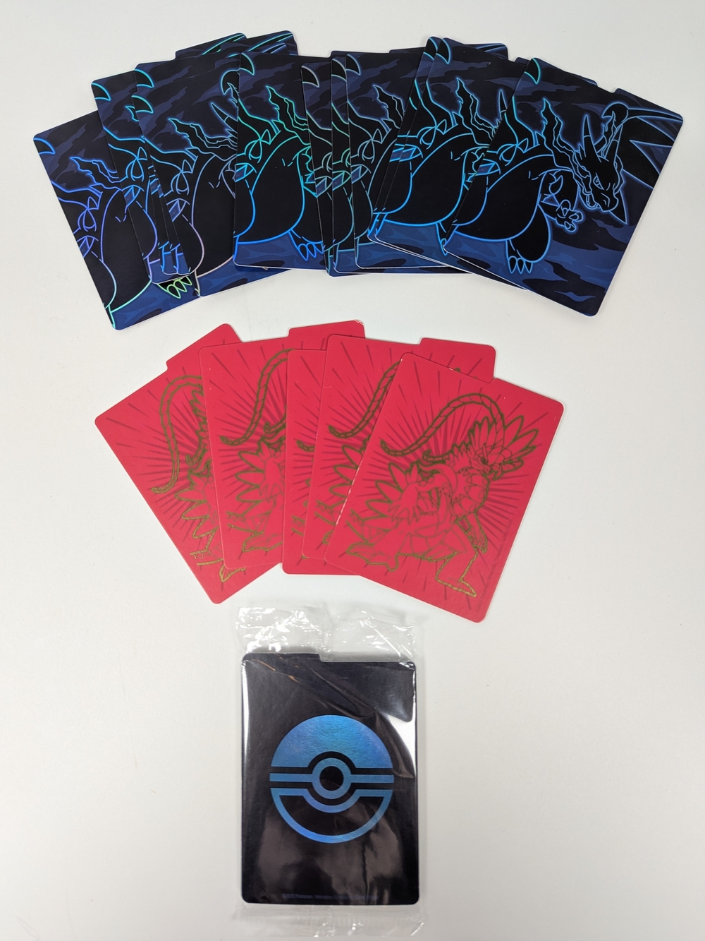 Pokemon TCG Rayquaza & Reshiram Card Divider Lot + Pokeball Dividers New/Opened